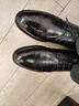 奥康（Aokang）（Aokang）英伦风布洛克雕花皮鞋商务正装鞋新郎婚鞋黑40码 实拍图