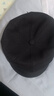 迷人微笑帽子女秋冬贝雷帽显脸小黑色八角帽韩版新款百搭画家帽鸭舌蓓蕾帽 黑色 均码 实拍图
