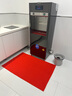 正八【可定制尺寸】加厚PVC防滑垫丝圈地垫入户酒店电梯商用婚庆地垫 红色 特厚80*120厘米 实拍图