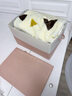 自然屋带盖衣物收纳箱布艺衣柜储物整理箱特大号可水洗百纳箱 藕粉-超大 实拍图