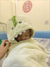 妍妮贝拉婴幼儿浴巾 儿童带帽斗篷浴袍 秋冬宝宝浴衣珊瑚绒吸水速干毛巾 实拍图