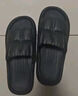 诺兰森迪 旅行拖鞋非一次性拖鞋男士拖鞋女士家用酒店情侣防滑  黑色40-41 实拍图