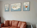 画测欧美梵高手绘油画世界名画卧室壁画餐厅挂画美式丰收客厅装饰画 T8763 50*35cm单幅 纹理面+美式棕框（99%用户选择） 实拍图