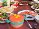 优可倍宝宝辅食保温碗婴儿专用碗316防摔防烫儿童餐具恒温幼儿注水保温 【升级款感温+带吸盘】橙色+勺子 实拍图