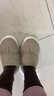 优调棉拖鞋男加绒保暖居家室内静音防滑外穿包跟棉鞋女冬 白色 40-41 实拍图