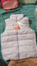 鸭鸭儿童羽绒马甲2025新款男童女童内搭中大童保暖校服神器 香芋紫160 实拍图