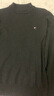 Manfredi poetry轻奢品牌羊绒衫男半高领秋冬新款针织毛衣加厚打底百搭上衣 黑色半高领 XL （建议135-155斤） 实拍图
