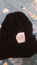 俞兆林帽子女冬季男百搭加厚保暖帽韩国潮针织毛线帽男雷锋帽 黑色  实拍图