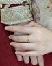 中国黄金（CHINA GOLD）黄金碎碎冰戒指男女足金素圈指环固口情侣对戒520礼物送老婆女友 碎碎冰戒指 圈号14【国金礼盒】 约1g 实拍图