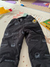 WALNUT DUCK小黄鸭儿童冬季加厚束脚长裤新款休闲保暖冬装轻薄羽绒裤潮FK939 黑色 110 （建议身高100-110） 实拍图