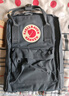FJALLRAVEN北极狐双肩包女休闲大容量背包书包23561-031石墨黑7L KankenMini 实拍图