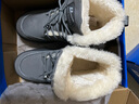 回力（Warrior）官方棉鞋雪地靴女冬季厚底防寒短筒棉靴女加绒保暖靴子女 灰色37 实拍图