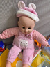 安娜公主高端仿真娃娃婴儿软胶玩偶重生宝宝喝奶喂养会说话洋娃娃玩具女孩 实拍图
