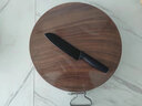 泰南老正宗红铁木砧板切菜板实木家用案板防霉面板占板粘板菜墩圆形刀板 红铁木铁皮钢圈款 36*4cm 实拍图