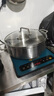Momscook 不锈钢蒸格 蒸屉 双耳蒸格 304 蒸锅 单层蒸格 30x9.5cm蒸格（ZG3009N） 30cm 实拍图