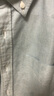 BLACKMONDAY纯棉牛津纺长袖衬衫男全棉抗皱免烫纯色男士商务休闲衬衣 实拍图