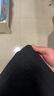 恒源祥100%羊毛衫男精纺可机洗毛衣半高领针织打底衫 黑色 M (170)  实拍图