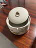 木丁丁 粗陶烟灰缸创意个性带盖防飞灰办公室客厅家用书房桌面摆件 柿柿如意 实拍图