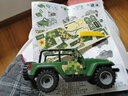兼容乐高特种兵军事积木玩具特警小人拼装模型男孩儿童生日礼物 猎豹18人18盾+吉普+悍马车+桶 实拍图