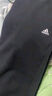 adidas情侣款加绒加厚直筒束脚运动裤男女阿迪达斯官方轻运动 黑色 M 实拍图