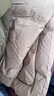 波司登（BOSIDENG）【反季】羽绒服女短款连帽加厚新国标90绒商场同款宽松休闲外套 榛果卡其7658 M 165/88A 体重约120-140斤 实拍图
