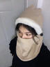回力保暖头套帽子女冬季防冻风脖套帽子围脖一体帽电动车头盔内胆男 实拍图