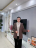 诺婔妈妈春装毛呢外套2025新款中老年女装春秋大码宽松针织开衫上衣服 咖色 L （推荐90-105斤） 实拍图