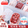 家の物语（KATEI STORY）日本抗菌冷冻保鲜盒食品级便携冰箱收纳盒冷冻肉备菜分装盒2个 实拍图