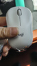 罗技（Logitech）M280 M275无线鼠标 笔记本电脑商务办公鼠标人体工学鼠标USB右手鼠标舒适多彩 带无线2.4G接收器 M275 白色 实拍图