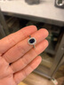廷亮1.2ct斯里兰卡天然蓝宝石戒指女18k金镶钻石彩宝戒指 定制 实拍图