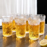 品维冰川杯6只装玻璃杯水杯套装茶杯牛奶杯果汁杯啤酒杯 310ml 实拍图