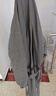 洁丽雅（Grace）抗菌防螨浴袍纯棉吸水浴衣简约家居汗蒸服华夫格男女睡袍 实拍图