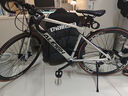 兰令公路车自行车700C成人男碟刹变速赛车学生女城市通勤代步单车 风行者 太空银 铝架 700C 弯把 700C 24速 定位变速 内走线 线碟 40刀 实拍图