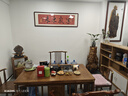 古越龙腾 实木茶桌椅组合茶台新中式泡茶阳台办公室功夫烧水壶一体喝茶几 1.4米1琴弦4月牙 天然石盘+铜件 实拍图