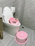 ONLYOU BABY儿童马桶圈大号坐便器男孩女宝宝专用坐垫婴儿便盆梯小孩厕所辅助 维尔粉-硅胶软垫马桶圈+踩脚凳 【免安装】全包胶靠背（送挂钩） 实拍图