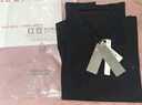 红豆短袖polo衫男【凉感吸湿速干】25新品弹力抗菌休闲短袖男父亲礼物 S1暗夜黑【净色领】 XL （建议140-155斤） 实拍图