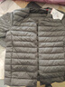 鸭鸭（YAYA）2025秋冬新款轻薄羽绒服男士内胆短款休闲百搭鸭绒保暖外套K 灰色 2XL 185/100A 实拍图