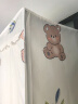 衣柜家用卧室免安装折叠简易布艺衣柜出租房用全钢架结实耐用衣橱 小小兔【一体免安装】 长168*宽50*高170cm 实拍图