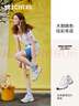 斯凯奇（Skechers）小白熊女鞋夏季厚底百搭老爹鞋透气熊猫鞋休闲运动鞋99999863 实拍图