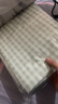 北欧风棋盘格裸睡亲肤被套单件水洗棉机洗斜纹加大单人被罩 浅绿格 200*230CM【单件被套】 实拍图