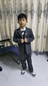 罗蒙儿童西装套装男童春秋季礼服花童主持人演出服男孩西服 灰色 130 实拍图