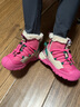 JEEP吉普女童雪地靴防滑冬季2025新款高帮儿童棉鞋卡其棕/蔷薇粉31 实拍图