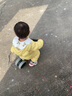 巴拉巴拉童装婴儿连体衣轻薄羽绒服宝宝衣服冬装抱衣爬服男童女童 蛾黄31004 100cm 实拍图