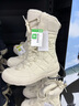 迪卡侬（DECATHLON）保暖棉鞋女冬季加厚防水短筒东北雪地靴女徒步SH500 浅白垩灰 36 实拍图