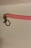 钥匙链彩色电话线弹力钥匙扣防丢失包包手机绳可伸缩塑料弹簧扣绳 【随机颜色】1个 实拍图