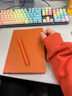 MUJIPVC封面月周记笔记本/2024年12月开始 2025手账本计划本记事本日程本本 88张/橙色/A6 实拍图