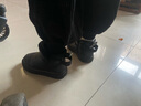 巴布豆（BOBDOG）巴布豆童鞋女童靴子冬季软底加绒儿童雪地靴 B16515030 黑色26 实拍图