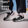 Skechers斯凯奇学生童鞋熊猫鞋男女童运动鞋老爹鞋魔术贴休闲跑鞋996212L 实拍图