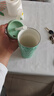 哈尔斯（HAERS）大容量保温杯陶瓷内胆水杯咖啡杯办公吸管男女送礼节日礼物 仙踪绿600ml【陶瓷内胆】 实拍图