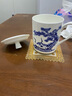 盛天下景德镇陶瓷茶杯带盖骨瓷杯青花水杯办公杯礼品杯会议杯子定制 松鹤500ML 实拍图